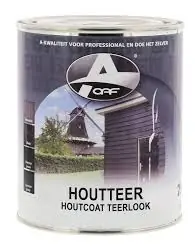 Houtteer MAT ZWART 750 ML Gecertificeerd